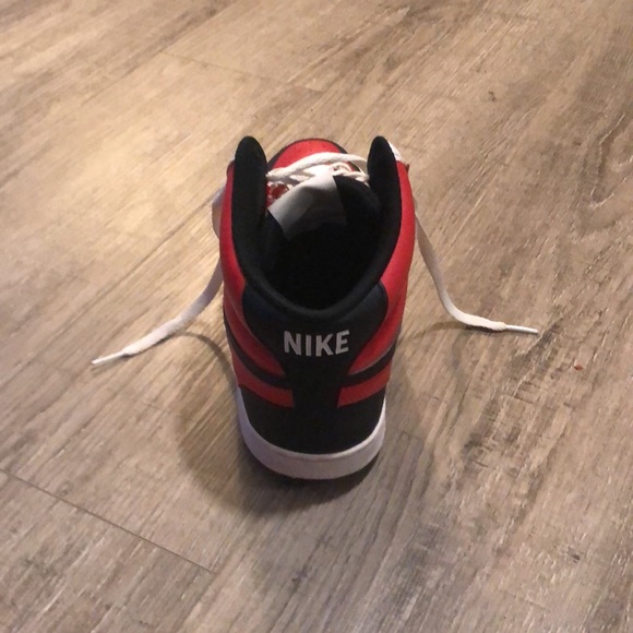 Nike Court Vision Mid: Red and Black Colorway - Picture 3 of 8